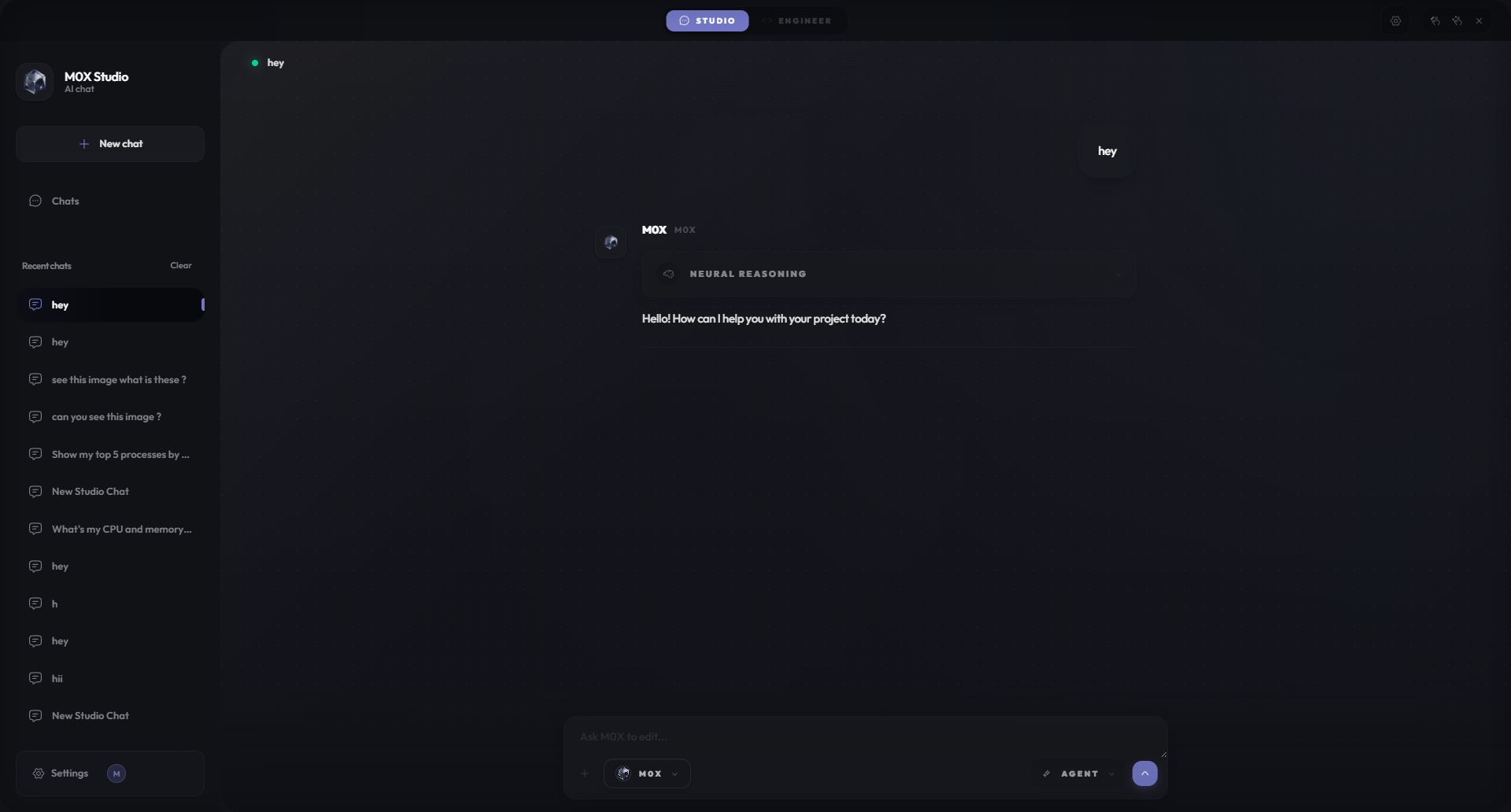 M0X Studio Mode